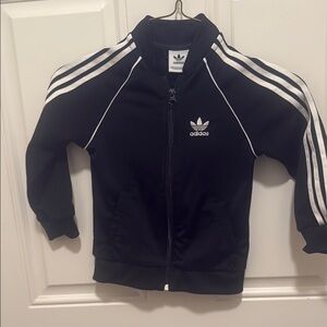 Adidas Kids Black Track Jacket